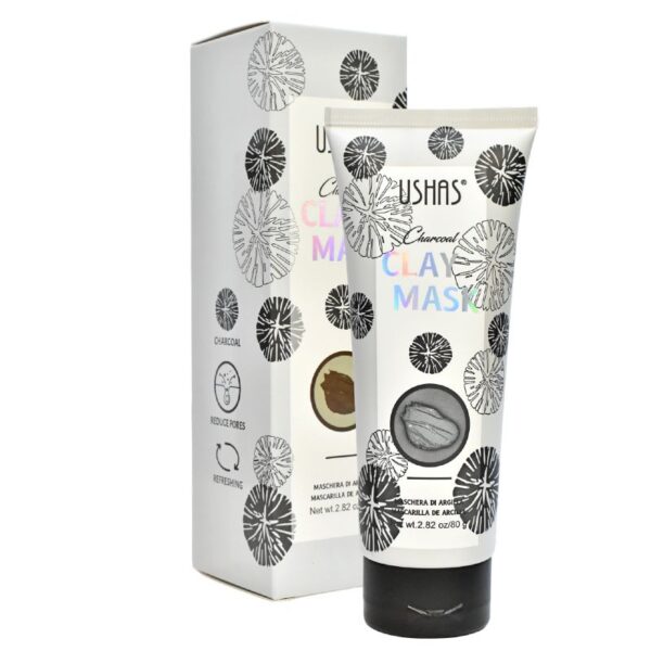 Mascarilla Facial De Carbon Ushas Presentacion De Tubo 80G