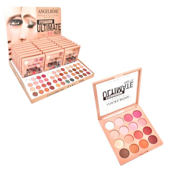 Sombras Para Ojos Ultimate De 16 Colores En 1 De Angel Rose