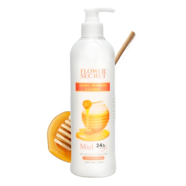 Crema De Mano Y Cuerpo Flower Secret De 500Ml