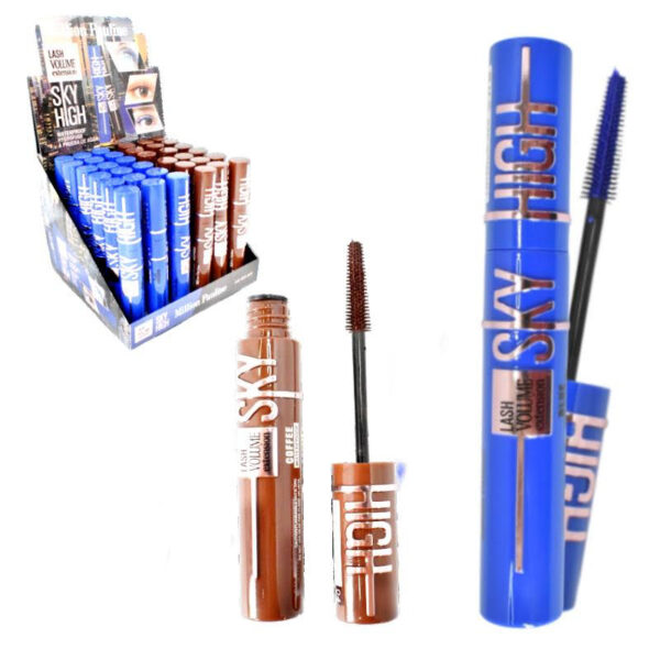 Mascaras Para Pestañas De Color Azul Y Cafe Sky High Million Pauline