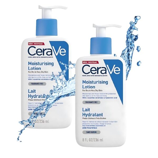 Locion Hidratante Para Piel Seca Cerave 236Ml Tapa Azul LOTE2