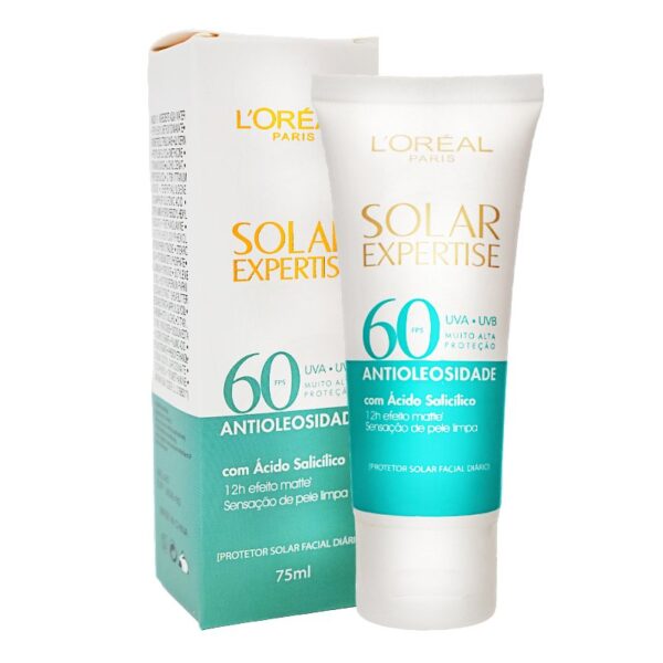 Protector Solar 60 UVA +UVB con Ácido Salicílico L'oréal