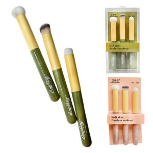Set De Brochas Con Esponja 3pcs Empaques Surtidos