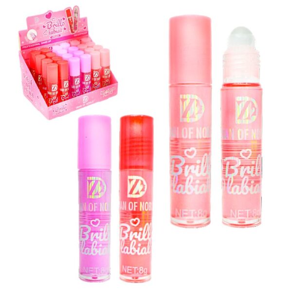 Brillo Labial En Caja Con Corazones Iman Of Noble