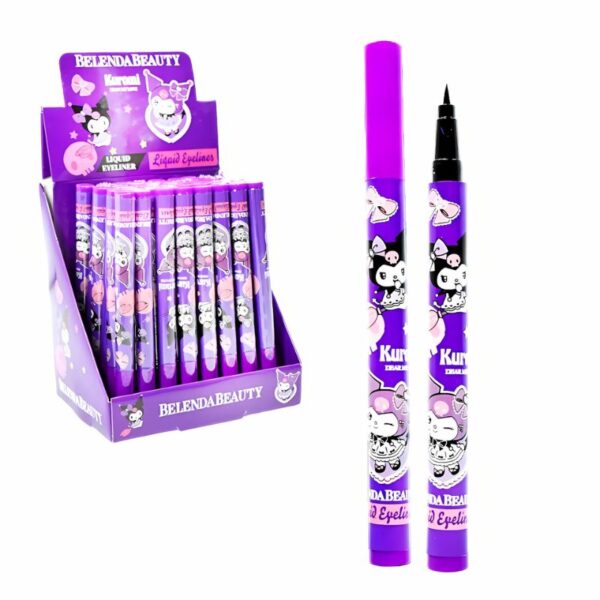Delineador para ojos presentación morada de Kuromi BELENDA BEAUTY