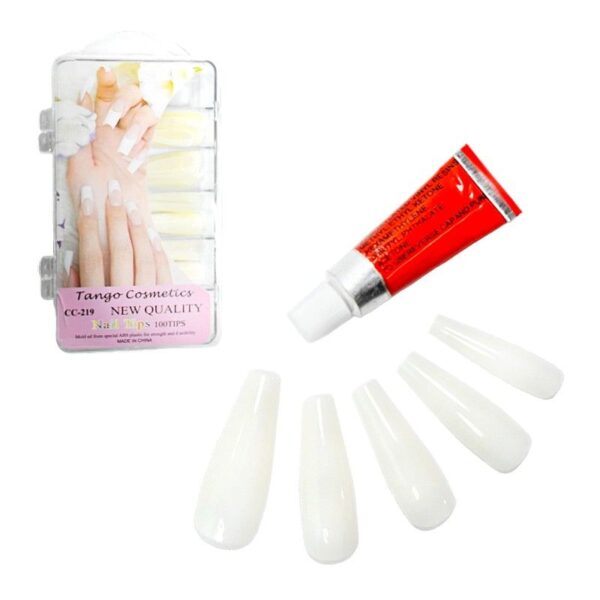 Set de 100 tips de uñas Tango Cosmetics surtidos - Imagen 13