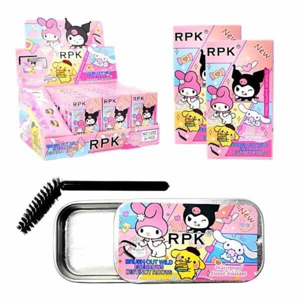 Jabón para cejas RPK Kuromi Caja Rosada
