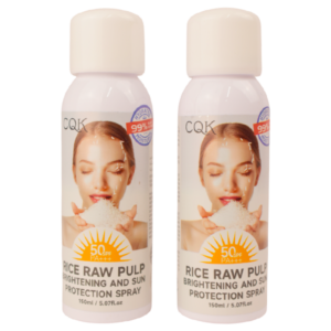 Protector solar 50 spf e iluminador en spray pulpa de arroz CQK 150ml