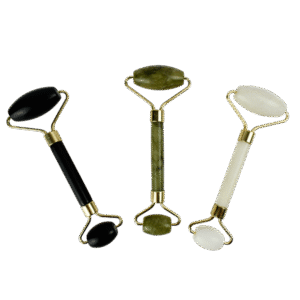 Rodillo masajeador facial doble de jade colores surtidos Lote 1