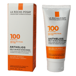 Protector solar de amplio espectro especial para niños y adultos de pieles muy sensibles ANTHELIOS La Roche Posay 100SPF