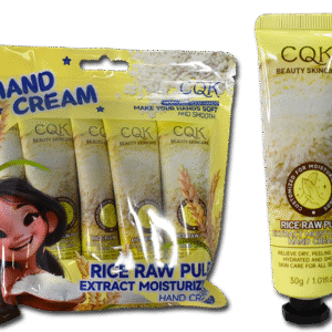 Kit de 5 Cremas Para Manos con Extracto de Arroz CQK Lote 1